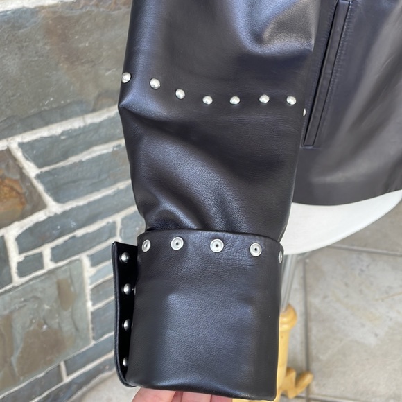 Helmet Lang Leather Studded Jacket - Picture 6 of 15